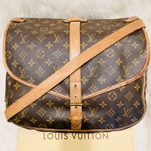 Authentic Louis Vuitton Saumur 35